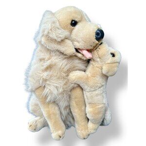 E&J Classics Golden Retriever Mom and Pup Plush Realistic